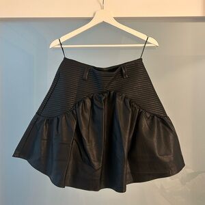 Elegant Black Circle Skirt